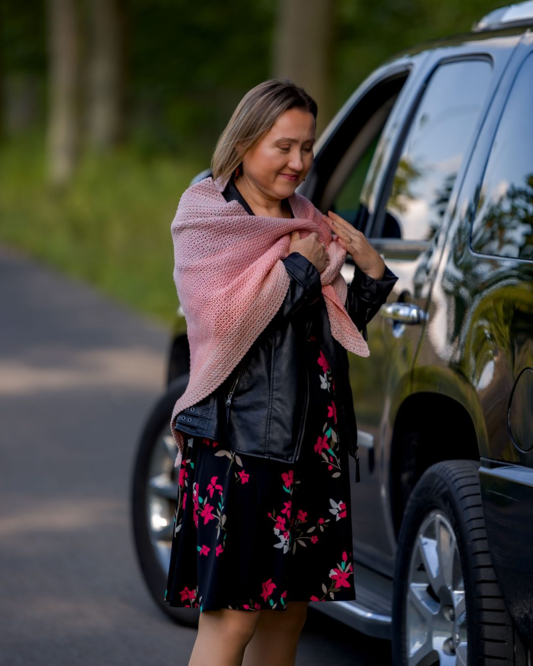 delikatna peonia 4 bawełniana chusta handmade